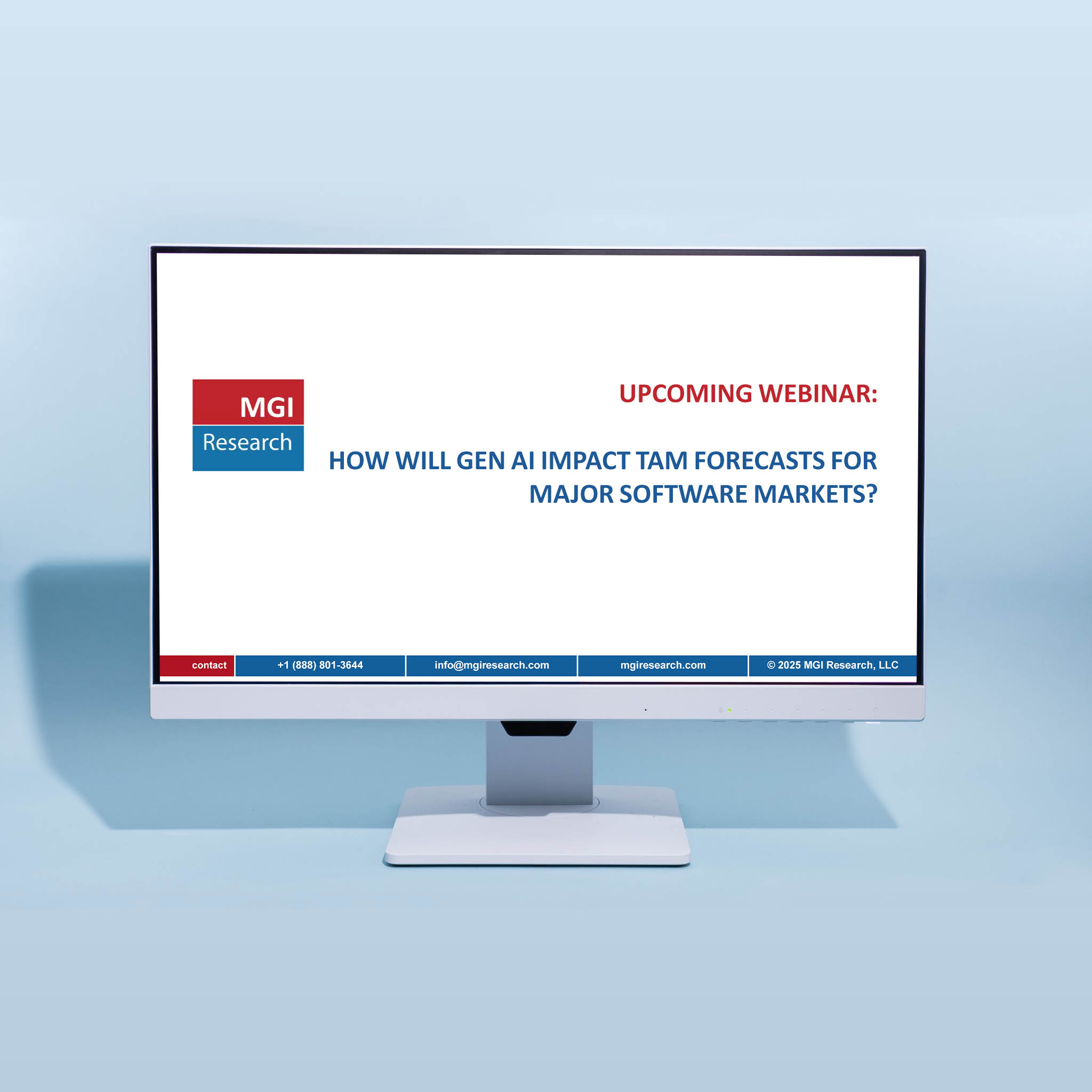 How Will Gen AI Impact TAM Forecasts for Major Software Markets