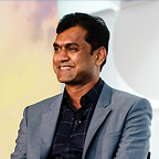 A headshot of RightRev CEO, Jagan Reddy